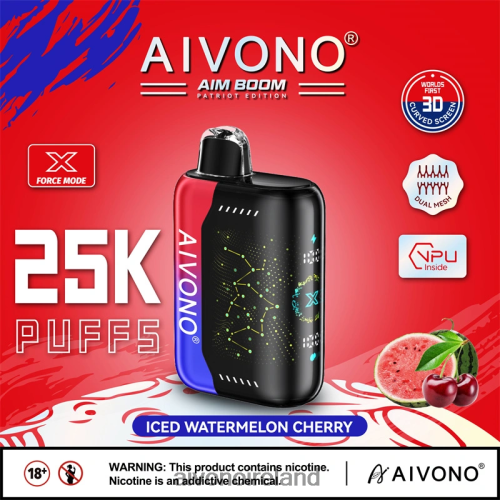 Aivono AIM BOOM 25000 Iced Watermelon Cherry V0F6L4347 - Aivono Dublin