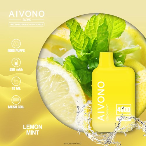 Aivono AIM BOXX 4000 Lemon Mint V0F6L4230 - Aivono Vape Review