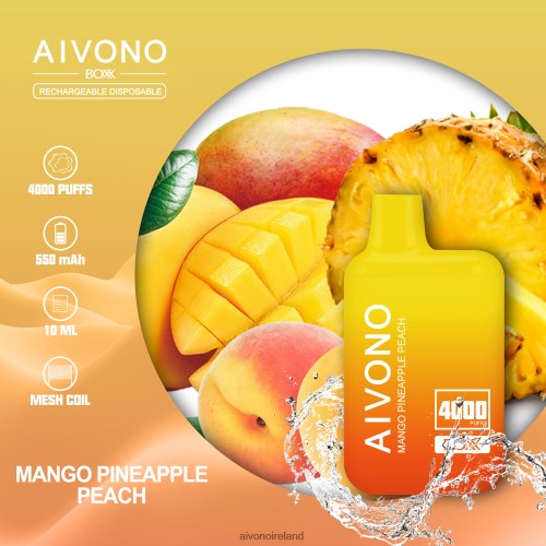 Aivono AIM BOXX 4000 Mango Pineapple Peach V0F6L4219 - Aivono Dublin