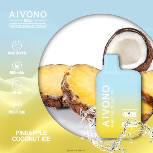 Aivono AIM BOXX 4000 Pineapple Coconut Ice V0F6L4222 - Aivono Vape Review