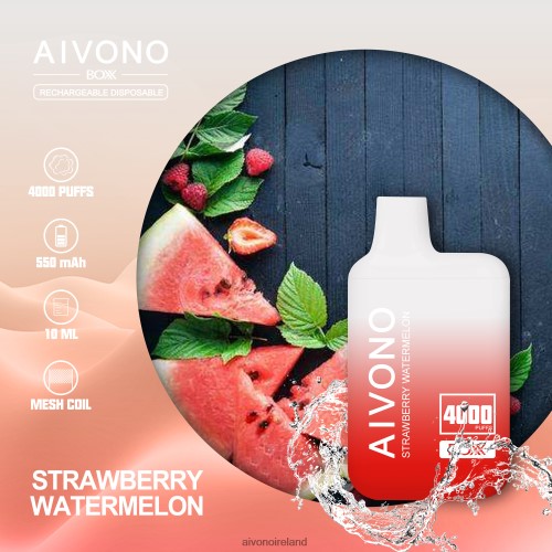 Aivono AIM BOXX 4000 Strawberry Watermelon V0F6L4214 - Aivono Vape Review