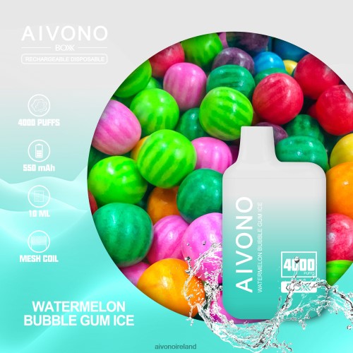 Aivono AIM BOXX 4000 Watermelon Bubble Gum Ice V0F6L4227 - Aivono Dublin