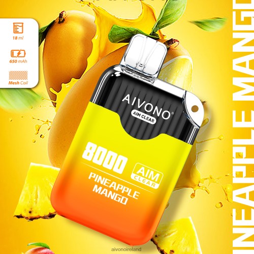 Aivono AIM CLEAR 8000 Pineapple Mango V0F6L4209 - Aivono Ireland