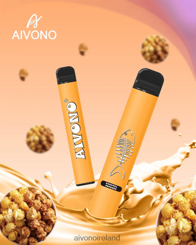 Aivono AIM FISHBONE 600 Caramel Popcorn V0F6L4286 - Aivono Vape Review