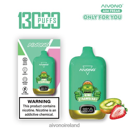 Aivono AIM FREAK 13000 Kiwi Strawberry V0F6L4246 - Aivono Vape Review