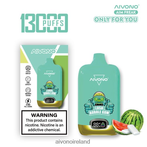 Aivono AIM FREAK 13000 Lush Bubble Gum V0F6L4247 - Aivono Dublin