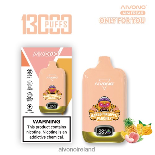 Aivono AIM FREAK 13000 Mango Pineapple Peaches V0F6L4250 - Aivono Vape Review