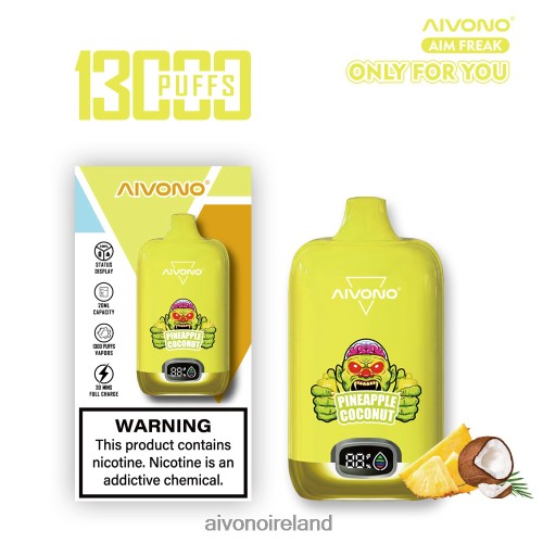Aivono AIM FREAK 13000 Pineapple Coconut V0F6L4248 - Aivono Vape Ireland