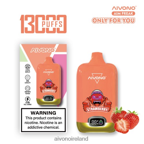 Aivono AIM FREAK 13000 Strawberry V0F6L4243 - Aivono Dublin