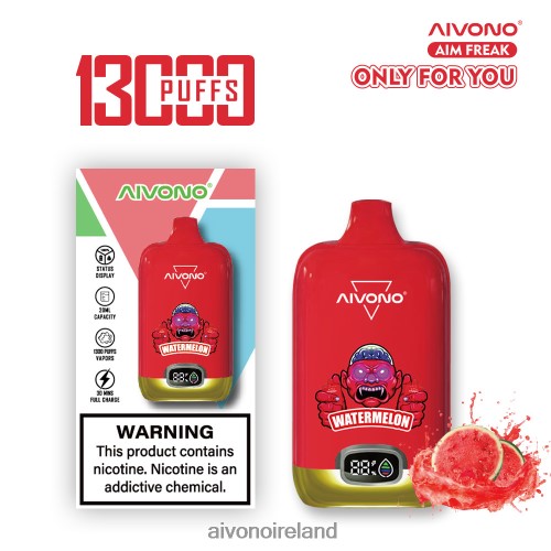 Aivono AIM FREAK 13000 Watermelon V0F6L4244 - Aivono Vape Ireland