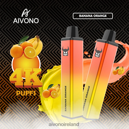 Aivono AIM FREAK 4000 Banana Orange V0F6L4258 - Aivono Vape Review