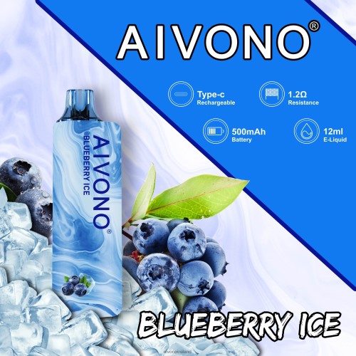 Aivono AIM GUN 7000 Blueberry Ice V0F6L4104 - Aivono Vape Ireland