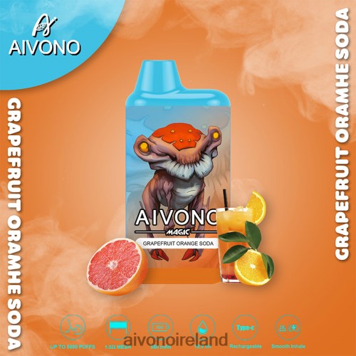 Aivono AIM MAGIC 5800 Mouth Box Cigarette Grapefruit Orange Soda V0F6L4101 - Aivono Ireland