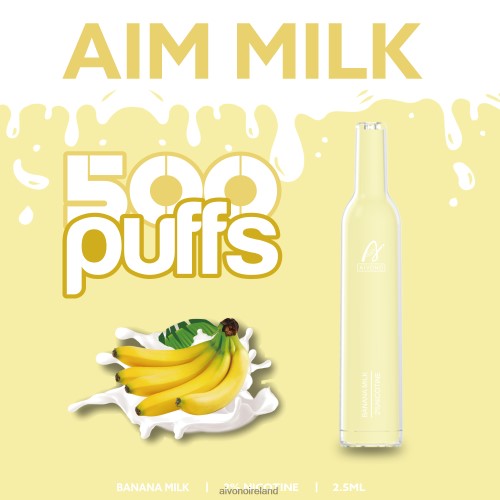 Aivono AIM MILK 500 Banana Milk V0F6L4275 - Aivono Dublin