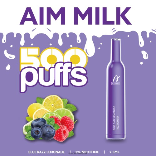 Aivono AIM MILK 500 Blue Razz Lemonade V0F6L4264 - Aivono Vape Ireland