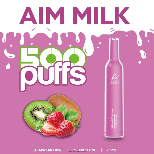 Aivono AIM MILK 500 Strawberry Kiwi V0F6L4271 - Aivono Dublin