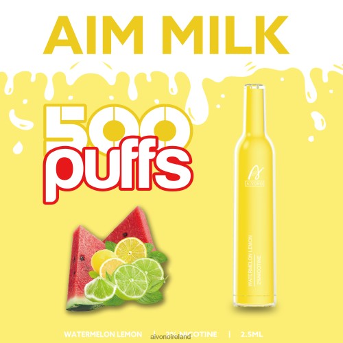 Aivono AIM MILK 500 Watermelon Lemon V0F6L4270 - Aivono Vape Review