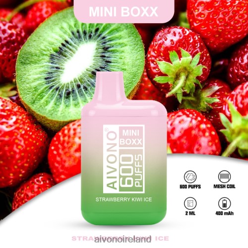 Aivono AIM MINI BOXX 600 Strawberry Kiwi Ice V0F6L4234 - Aivono Vape Review
