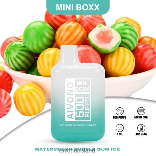 Aivono AIM MINI BOXX 600 Watermelon Bubble Gum Ice V0F6L4235 - Aivono Dublin