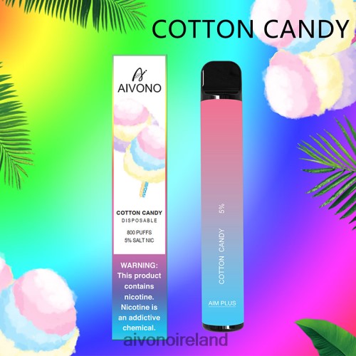 Aivono AIM PLUS 800 Cotton Candy V0F6L4178 - Aivono Vape Review