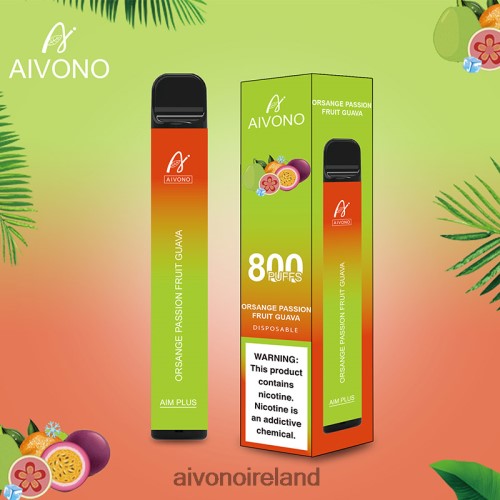 Aivono AIM PLUS 800 Orange Passion Fruit Guava V0F6L4189 - Aivono Ireland