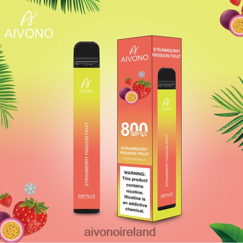 Aivono AIM PLUS 800 Strawberry Passion Fruit V0F6L4195 - Aivono Dublin