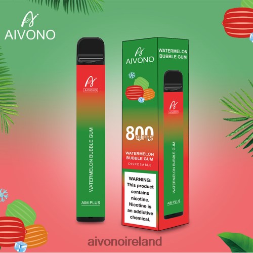 Aivono AIM PLUS 800 Watermelon Bubble Gum V0F6L4198 - Aivono Vape Review