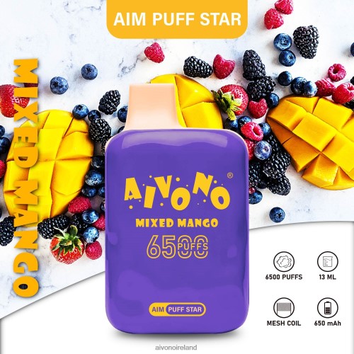 Aivono AIM PUFF STAR 6500 Mixed Mango V0F6L4296 - Aivono Vape Ireland