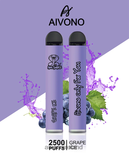 Aivono AIM SNAKE 2500 Grape Ice V0F6L4306 - Aivono Vape Review