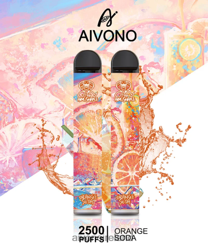 Aivono AIM SNAKE 2500 Orange Soda V0F6L4314 - Aivono Vape Review