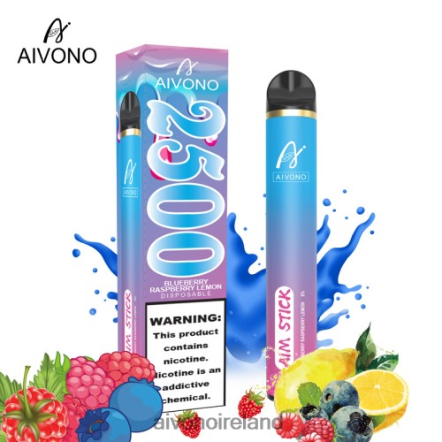 Aivono AIM STICK 2500 Blueberry Raspberry Lemon V0F6L4154 - Aivono Vape Review