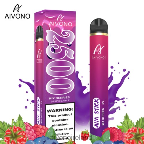 Aivono AIM STICK 2500 Mix Berries V0F6L4158 - Aivono Vape Review