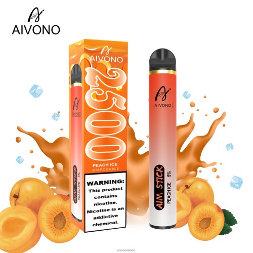 Aivono AIM STICK 2500 Peach Ice V0F6L4144 - Aivono Vape Ireland