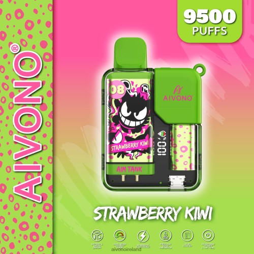 Aivono AIM TANK 9500 Strawberry Kiwi V0F6L447 - Aivono Dublin
