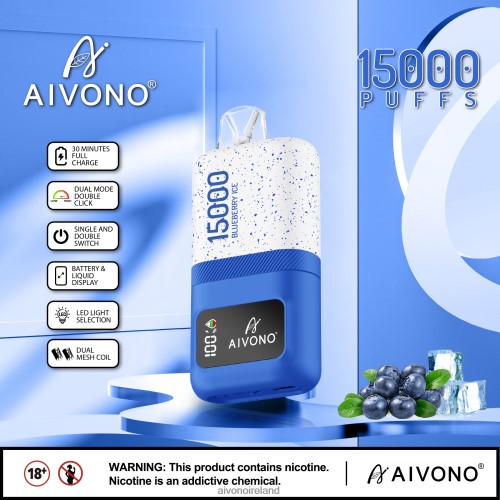 Aivono AIM magic 15000 Blueberry Ice V0F6L468 - Aivono Vape Ireland