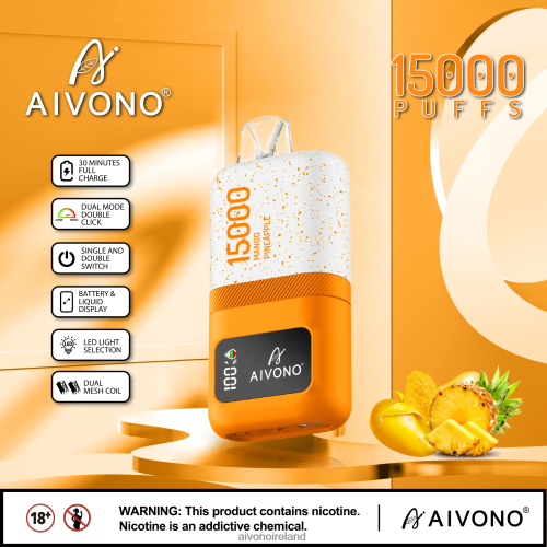 Aivono AIM magic 15000 Mango Pineapple V0F6L469 - Aivono Ireland
