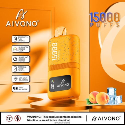 Aivono AIM magic 15000 Peach Ice V0F6L459 - Aivono Dublin
