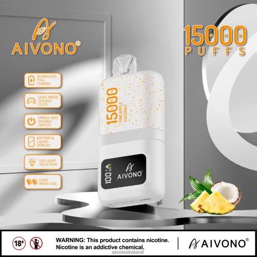 Aivono AIM magic 15000 Pineapple Coconut V0F6L472 - Aivono Vape Ireland
