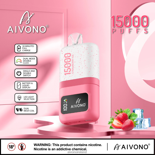 Aivono AIM magic 15000 Strawberry Ice V0F6L471 - Aivono Dublin