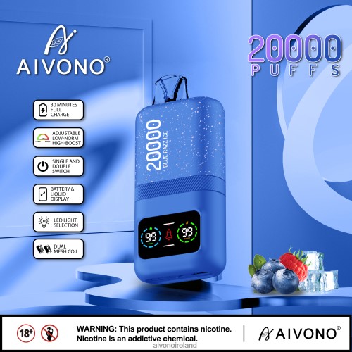 Aivono AIM magic 20000 Blue Razz Ice V0F6L479 - Aivono Dublin