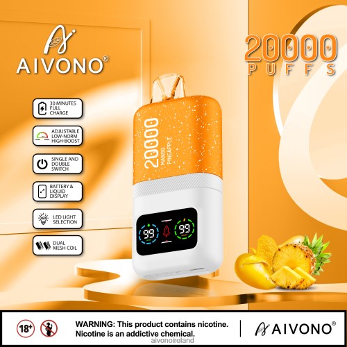 Aivono AIM magic 20000 Mango Pineapple V0F6L477 - Aivono Ireland