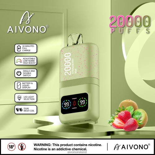 Aivono AIM magic 20000 Strawberry Kiwi V0F6L481 - Aivono Ireland