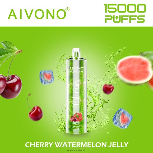 Aivono FATMAN 15000 Cheery Watermelon Jelly V0F6L420 - Aivono Vape Ireland