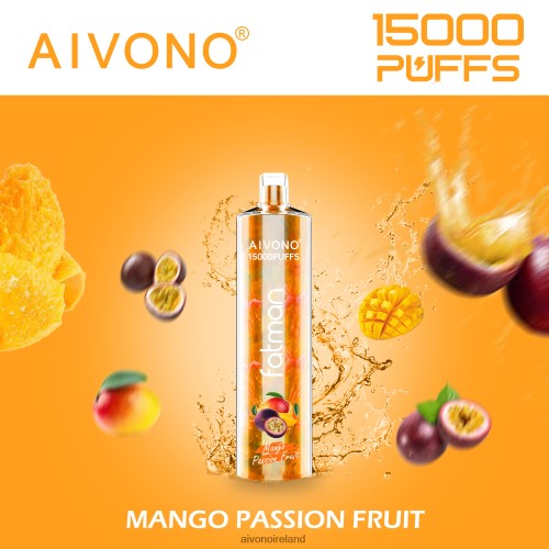 Aivono FATMAN 15000 Mango Passion Fruit V0F6L419 - Aivono Dublin
