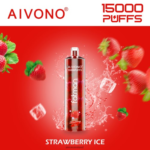 Aivono FATMAN 15000 Strawberry Ice V0F6L411 - Aivono Dublin