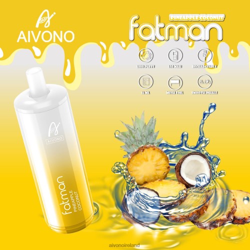 Aivono FATMAN 6800 Pineapple Coconut V0F6L429 - Aivono Ireland