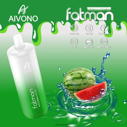 Aivono FATMAN 6800 Watermelon Ice V0F6L428 - Aivono Vape Ireland