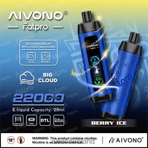 Aivono Fatpro 22000 Berry Ice V0F6L410 - Aivono Vape Review