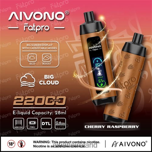 Aivono Fatpro 22000 Cherry Raspberry V0F6L44 - Aivono Vape Ireland