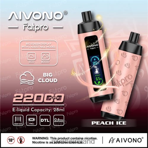 Aivono Fatpro 22000 Peach Ice V0F6L45 - Aivono Ireland